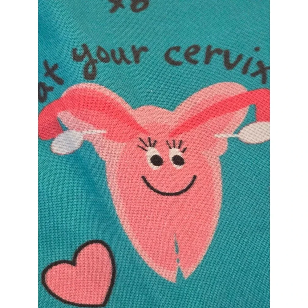 At Your Cervix OB/GYN Scrub Cap Louis + Phil Unisex Long Hair Comfort Euro Style